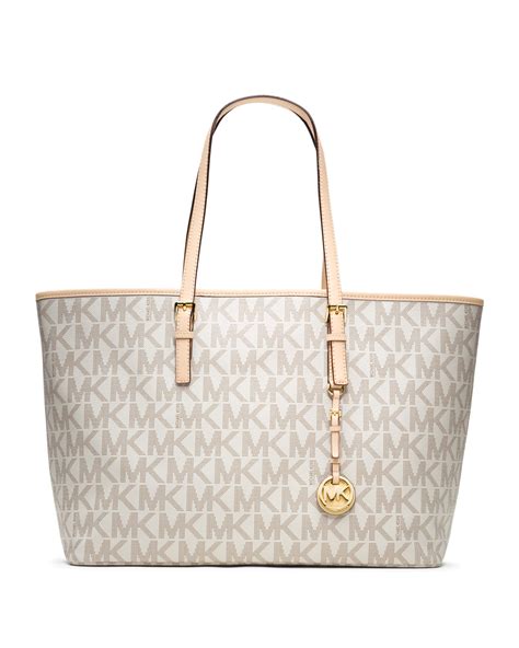 multi colored michael kors bag|michael kors white tote bag.